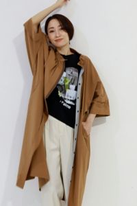 衿ゴム入ワンピース