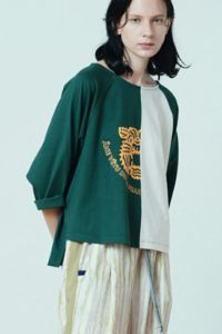 7分袖 プリントTEE