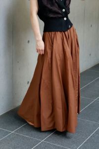 切替ギャザースカート
