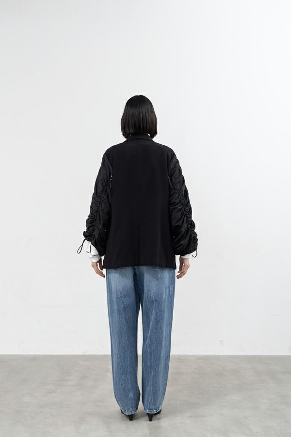 MUL リメイクデニムパンツ✨️アルメイファ ジーンズ 「FVLMEN」remake side fringe line wide denim