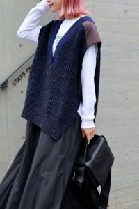 布帛肩ヨークベスト