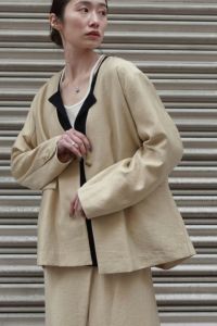 ジャガードタックジャケット