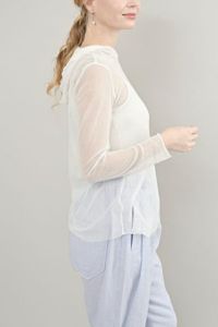 長袖メッシュフードプルオーバー【定番】2025