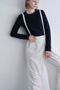 サスペンダーラップパンツ