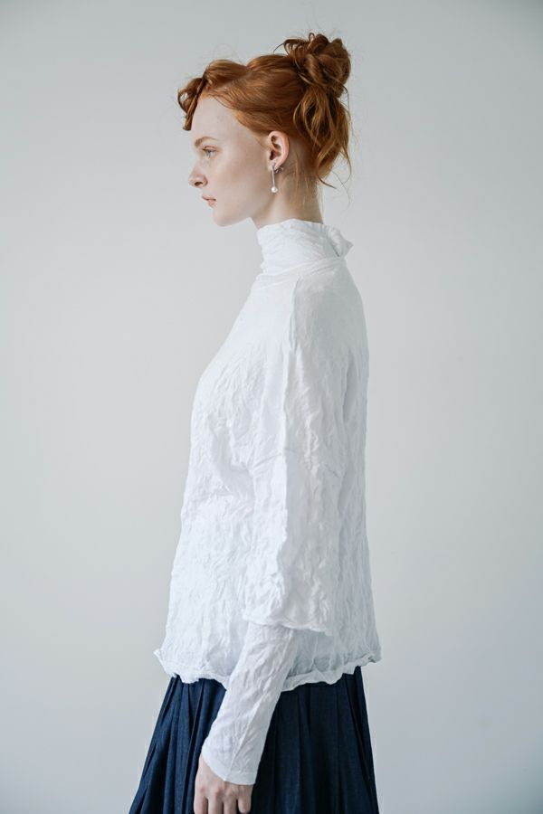 シワ無地HNプルオーバー【定番】2025