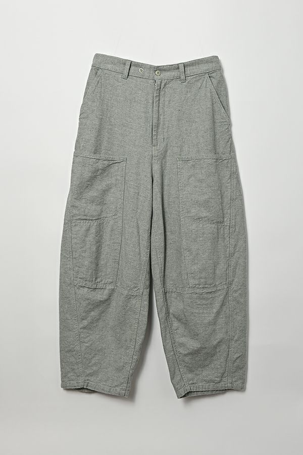 リサイクルデニムダブルニーペインターパンツ | メゾンドアムウ