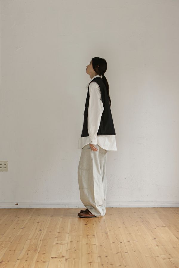 リサイクルデニムダブルニーペインターパンツ | メゾンドアムウ