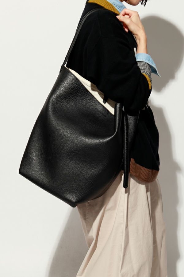 【美品・箱付き】トッズ マメクロゴウチ ハンドバッグ 限定 ナイロン レザー ワンハンドルレザーBag プチBag付き | メゾンドアムウ