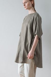 Wガーゼチュニックワンピース