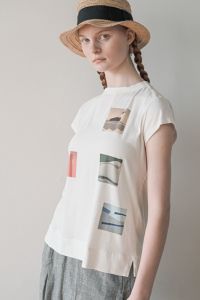 ブロックPTノースリーブプルオーバー