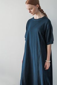 デニムカットソーワンピース