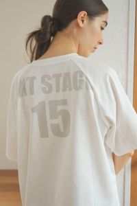 プリントラグランオーバーT