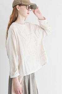 サークルPTリブ付きプルオーバー