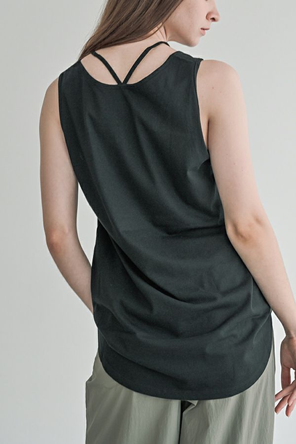 DRESS CANP 日本製 新品　未使用　タンクトップ　総柄　S 44 　袖無 mcqgkd0471-01.jpg