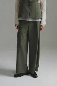 2タックストレートパンツ