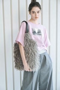 裏毛カットオフプルオーバー