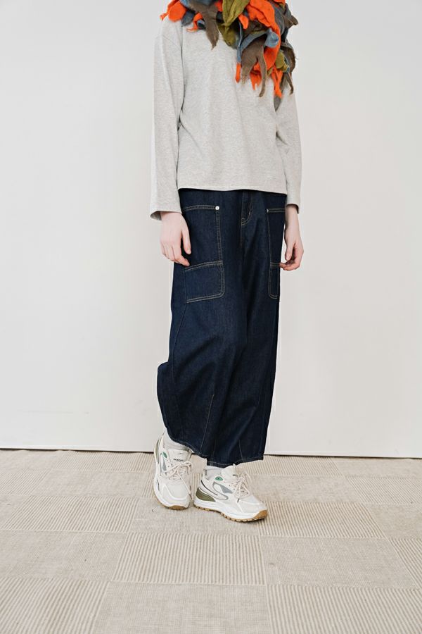 お届け最短】パッチPバルーンデニム | メゾンドアムウ