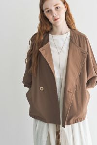 【お届け最短5日】フリル袖ショートジャケット