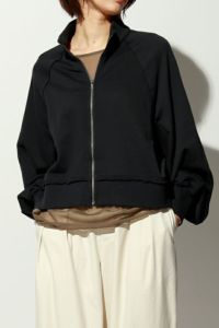 フロントZIP裏毛ブルゾン