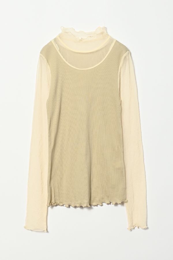 メッシュハイネックプルオーバー | メゾンドアムウ