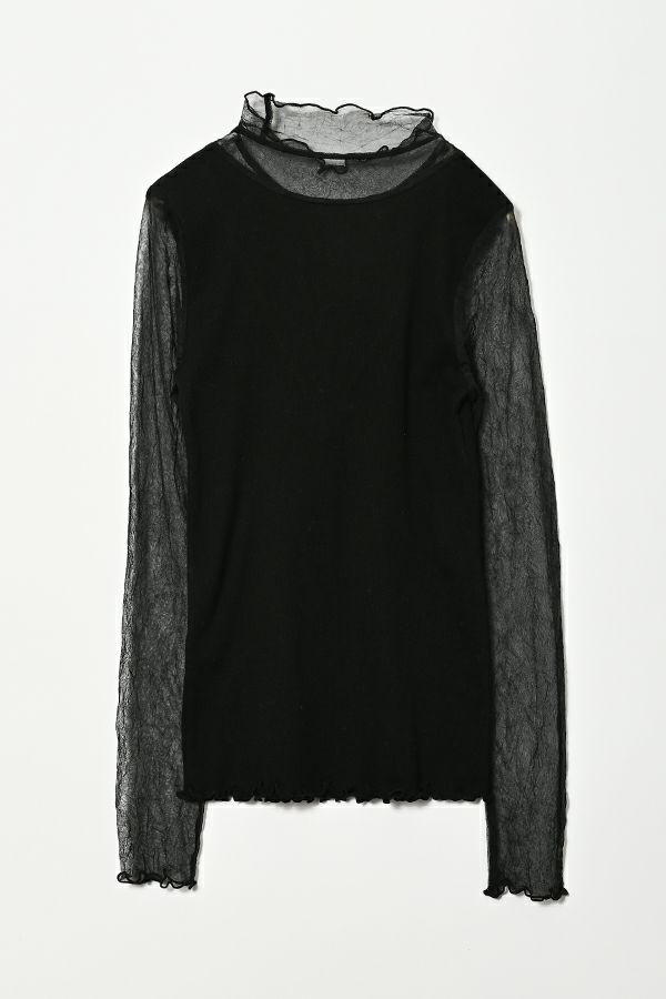 メッシュハイネックプルオーバー | メゾンドアムウ