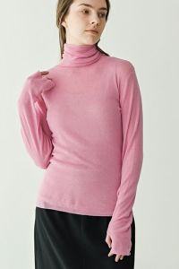 【お届け最短】mocochiタートルリブプルオーバー