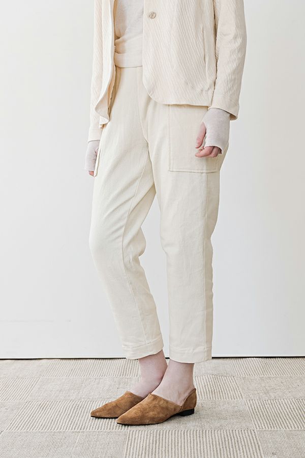 【30%OFF】裏起毛ストレッチパンツ