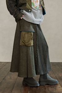 【お届け最短】ツイードナイロンスカート