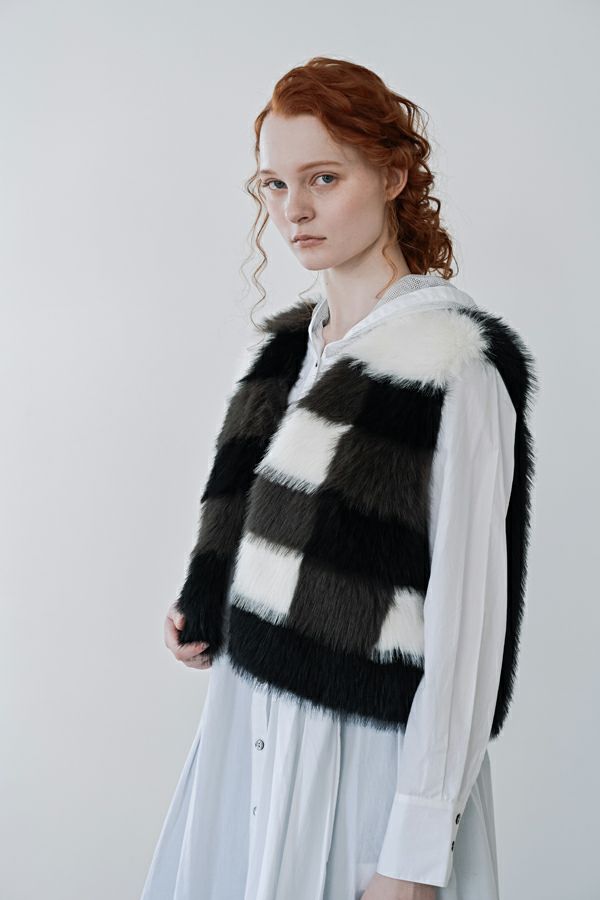 m*様 フミカウチダ　レア　パッチワークベスト m*様 フミカウチダ レア パッチワークベスト