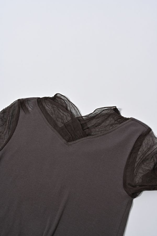 メッシュネックプルオーバー【定番】2025aw | メゾンドアムウ