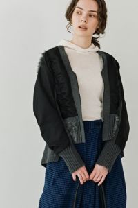 フェザーマテリアルMixブルゾン