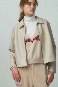 エコレザーブルゾン