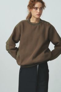 裏起毛&キルティングプルオーバー