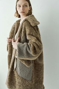 【お届け最短】パッチワークファーコート