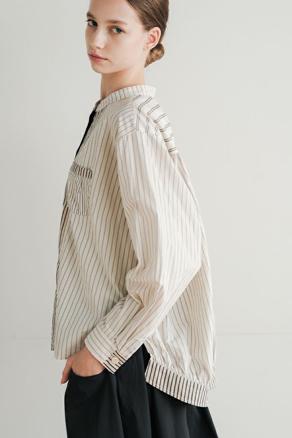 【2月上旬入荷】4ストライプシャツ