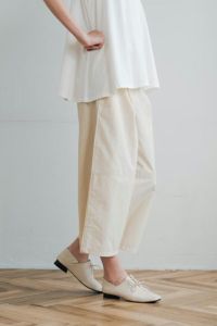 【2月上旬入荷】タック切替コクーンパンツ