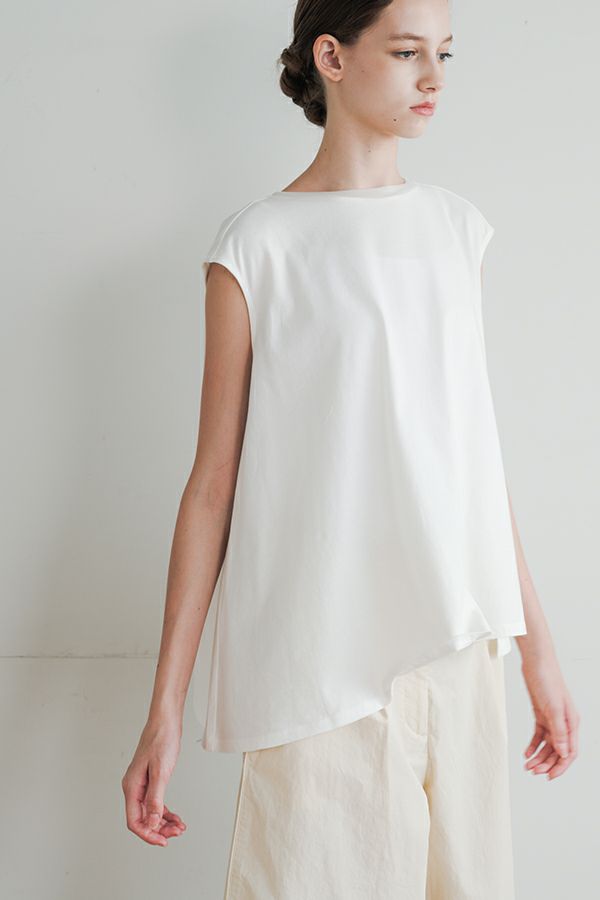 2月上旬入荷】アシメフレンチスリーブTOPS | メゾンドアムウ