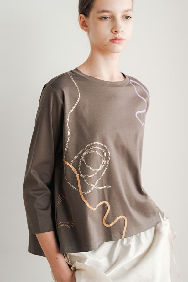 【2月上旬入荷】ラインアートAラインプルオーバー