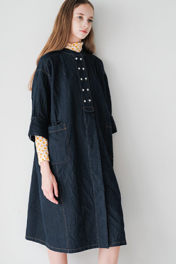 【2月上旬入荷】デニムワッシャーワンピース