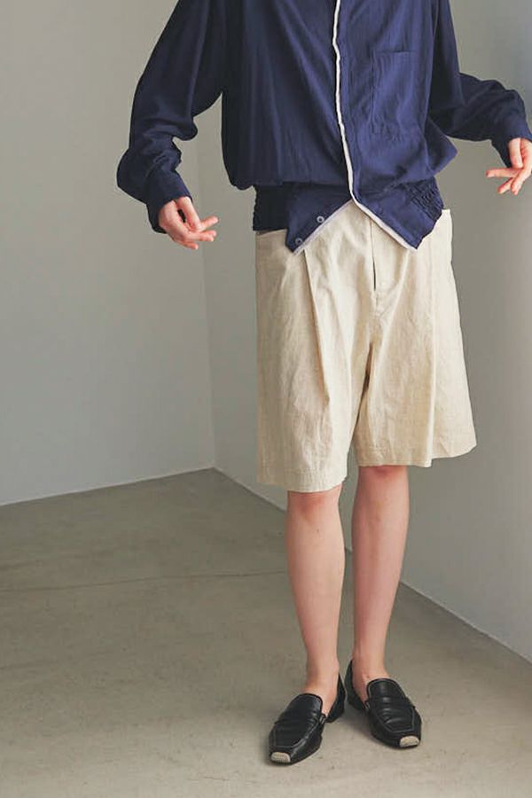 【2月上旬入荷】リネンハーフパンツ