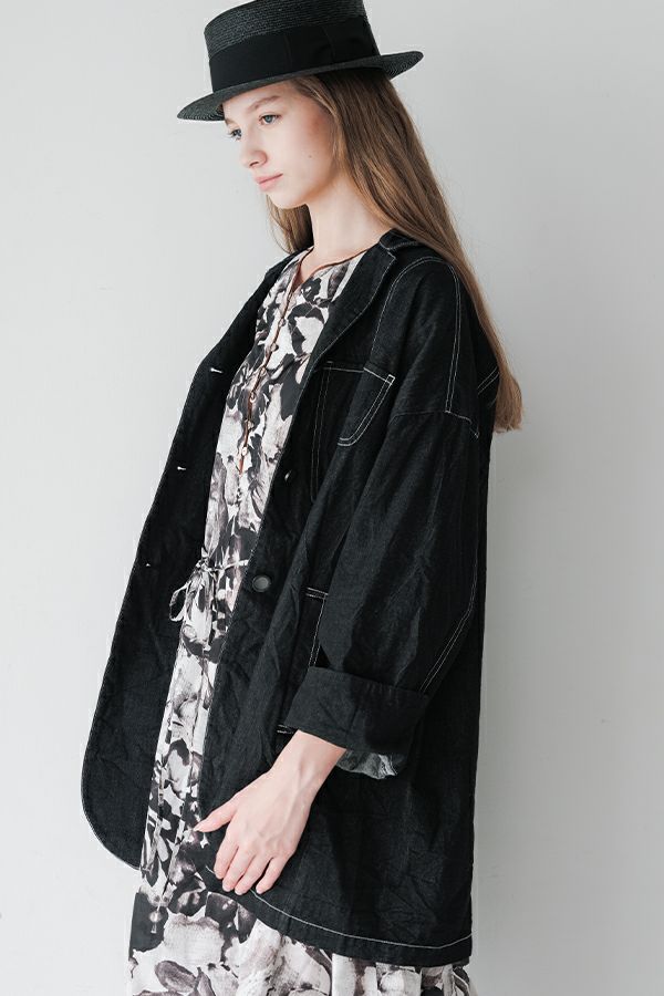 【2月上旬入荷】デニムワッシャーコート