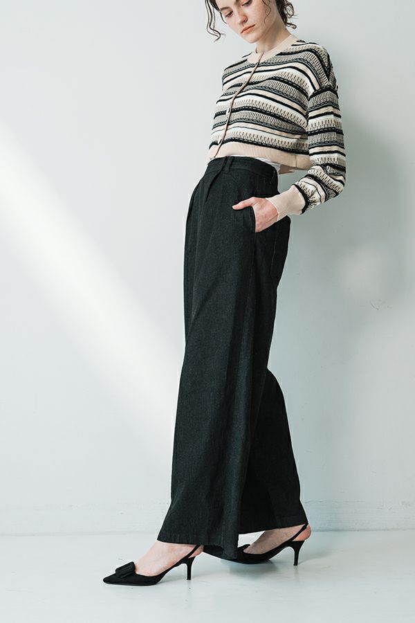 【2月上旬入荷】スライドデニムパンツ