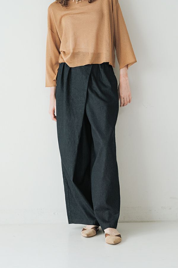 2月上旬入荷】スライドデニムパンツ | メゾンドアムウ