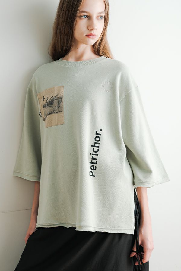 【2月上旬入荷】裏毛ゆったりTシャツ