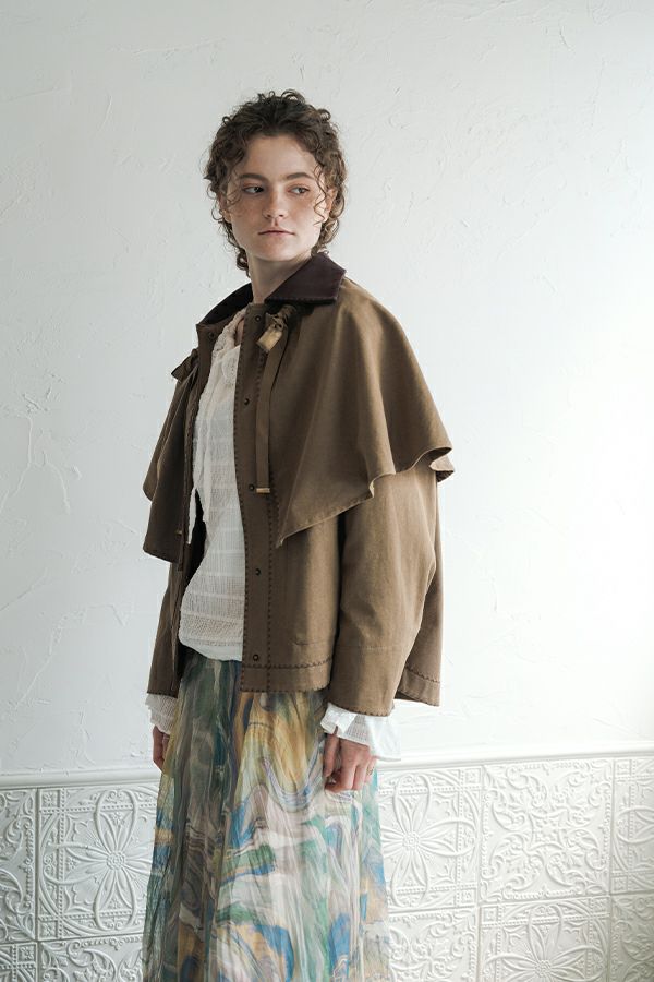 2月上旬入荷】取外しケープ付カバーオール | メゾンドアムウ