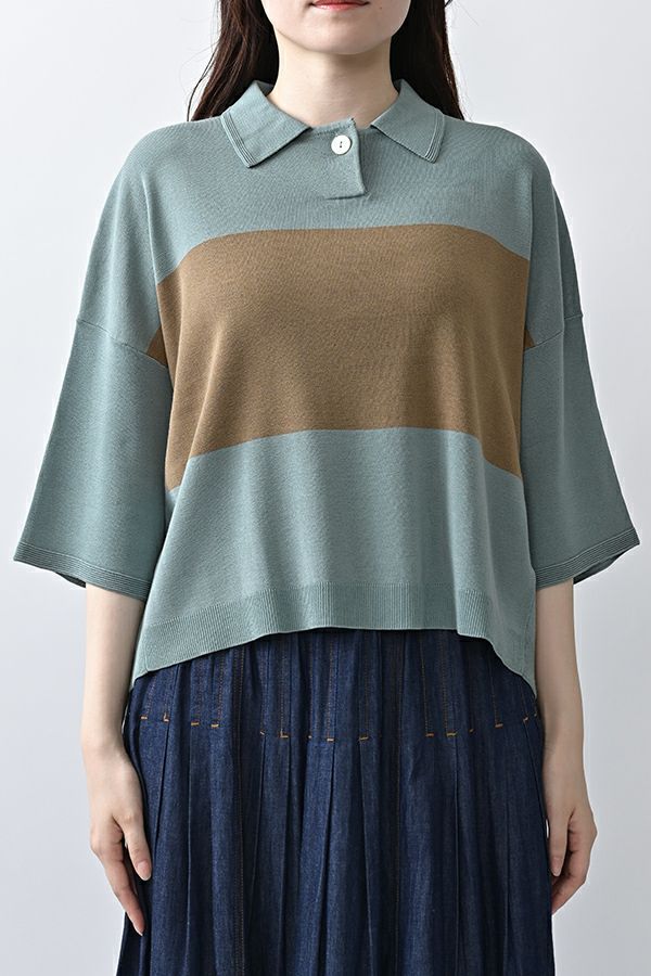 2月上旬入荷】とろみバイカラーシャツ | メゾンドアムウ