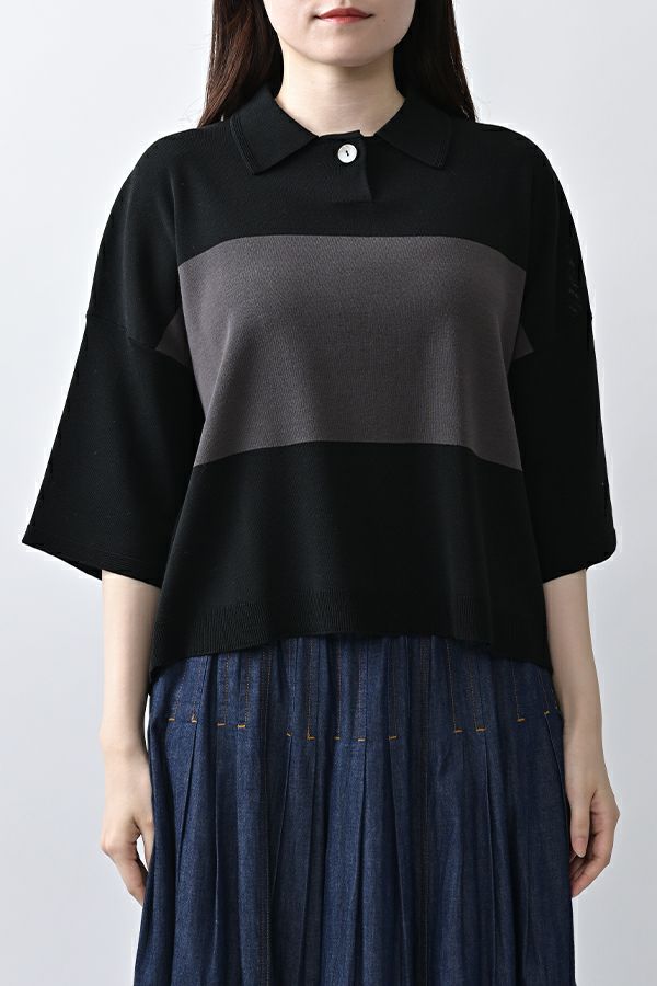 2月上旬入荷】とろみバイカラーシャツ | メゾンドアムウ