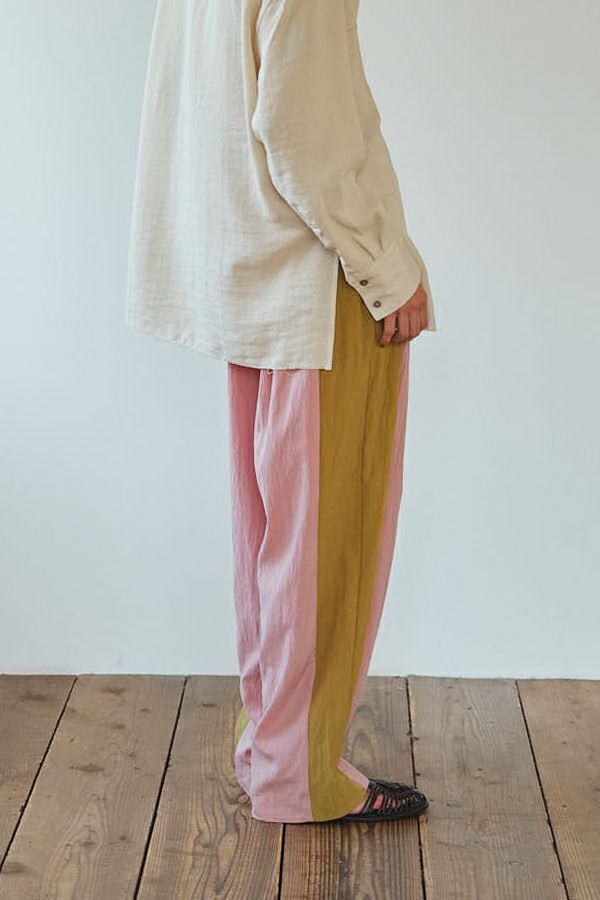 【2月上旬入荷】リヨセルワイドパンツ